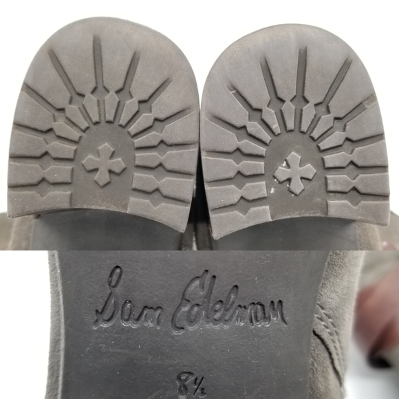 Sam Edelman Hannah Belted Chelsea Booties Sz 8.5 - Picture 7 of 8